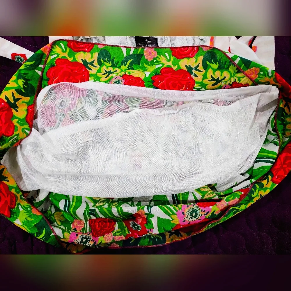 NWT Jasmine London Floral Print Sundress Size Large - Picture 11 of 12